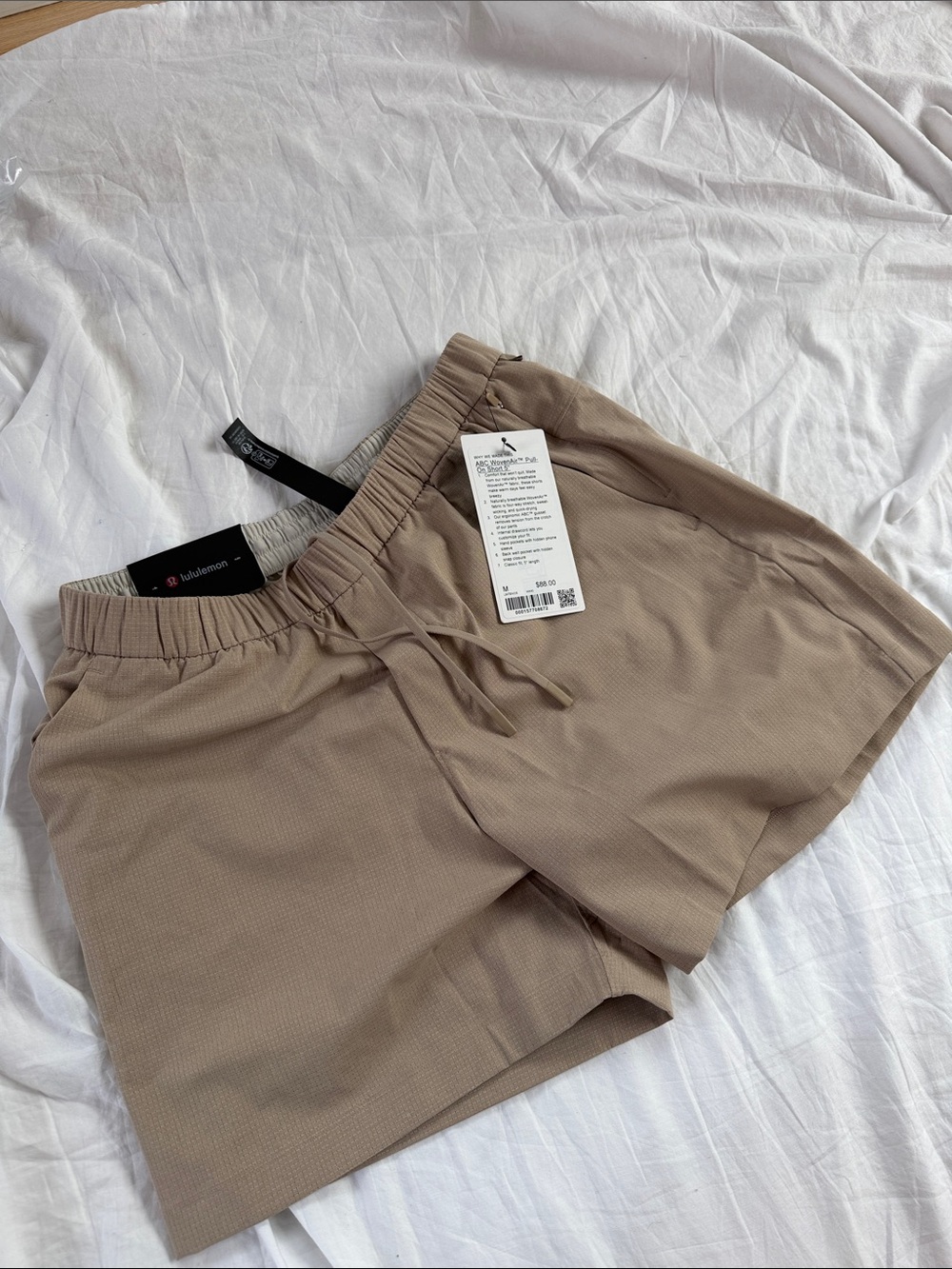 lululemon ABC WovenAir Pull-on short 5” in Brown Mens Medium NWT